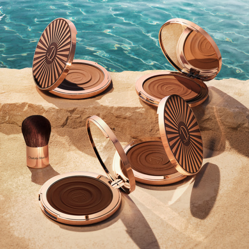 CHARLOTTE TILBURY BEAUTIFUL SKIN SUN-KISSED GLOW BRONZER 2 MEDIUM