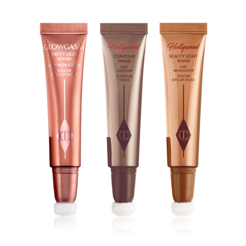 CHARLOTTE TILBURY BEAUTY LIGHT WAND & HOLLYWOOD CONTOUR KIT MUST-HAVE CHEEK KIT