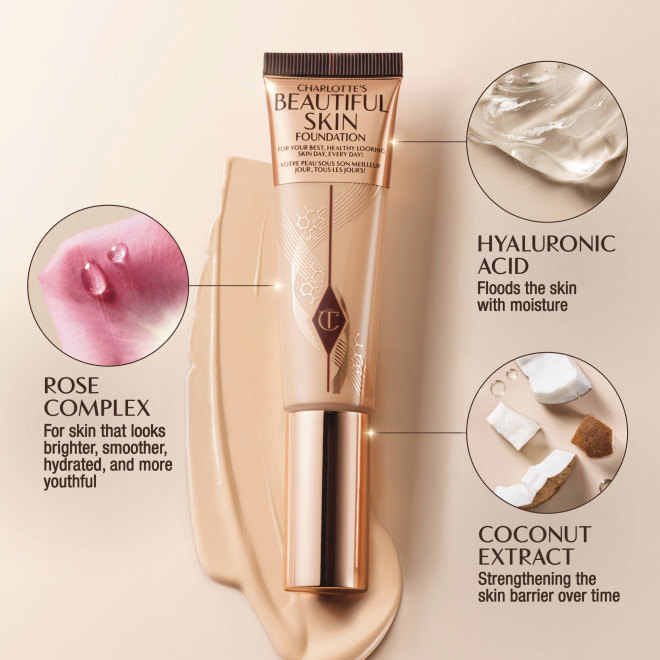 CHARLOTTE TILBURY BEAUTIFUL SKIN FOUNDATION 4 NEUTRAL
