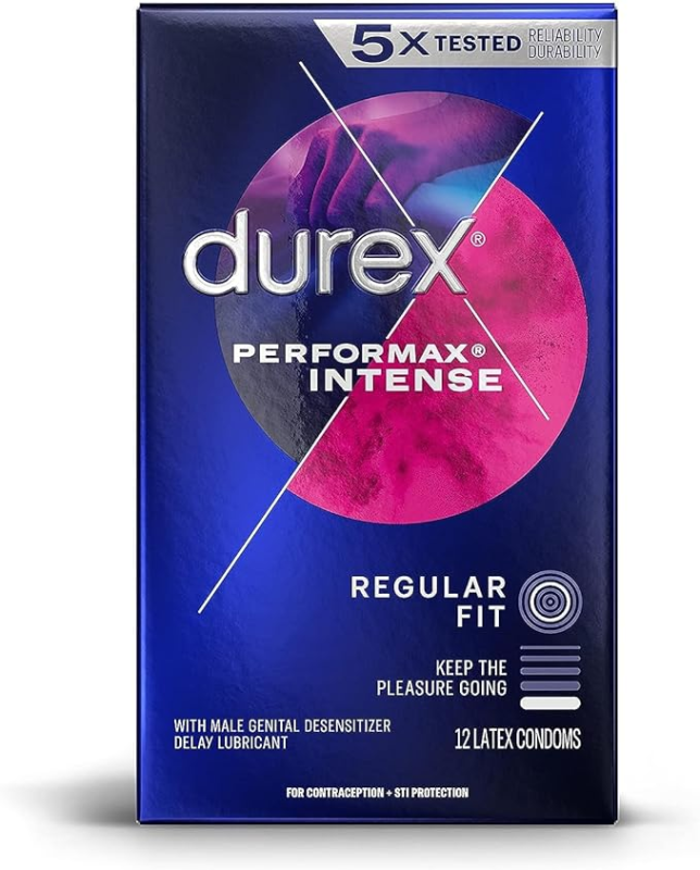 DUREX PERFORMAX INTENSE NATURAL RUBBER LATEX CONDOMS