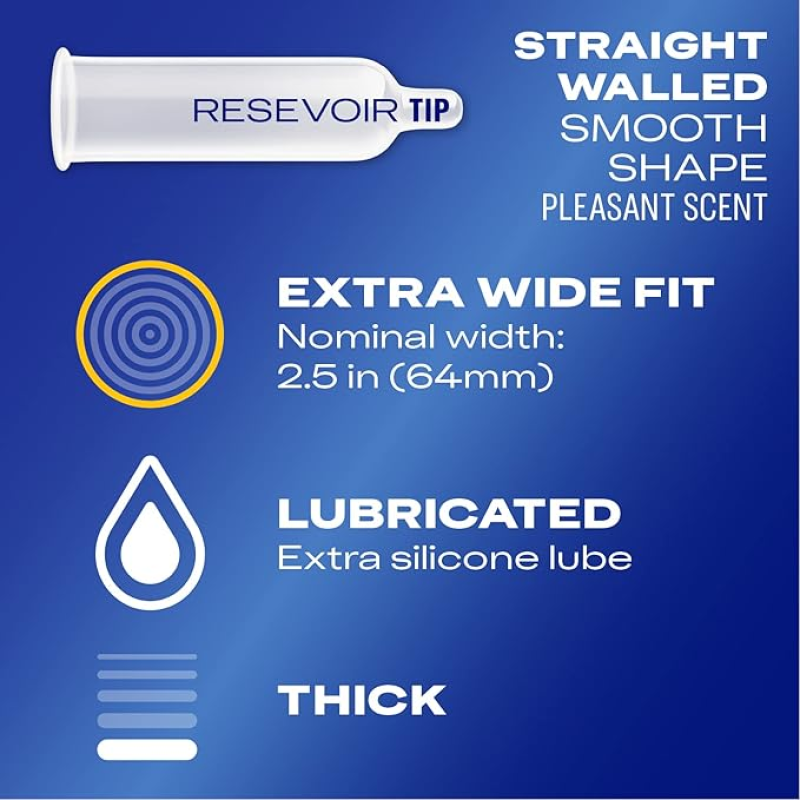 DUREX CONDOM XXL LONGER & WIDER NATURAL LATEX CONDOMS