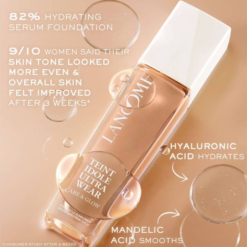 LANCOME TEINT IDOLE ULTRA WEAR CARE & GLOW SERUM FOUNDATION