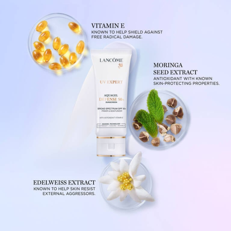 LANCOME UV EXPERT DEFENSE SPF 50+ PRIMER & MOISTURIZER