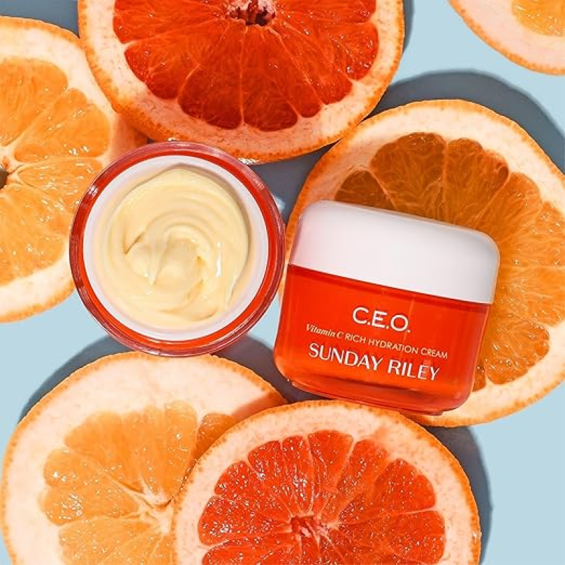SUNDAY RILEY C.E.O. VITAMIN C RICH HYDRATION CREAM FACE MOISTURIZER