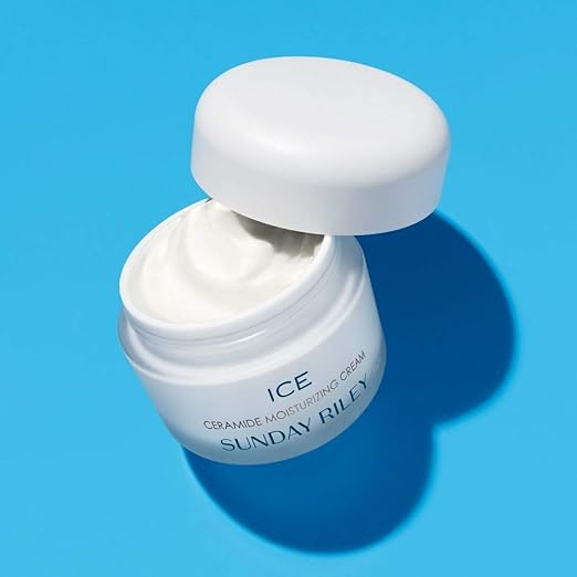 SUNDAY RILEY ICE CERAMIDE AND VITAMIN F MOISTURIZING FACE MOISTURIZER DRY SKIN CREAM