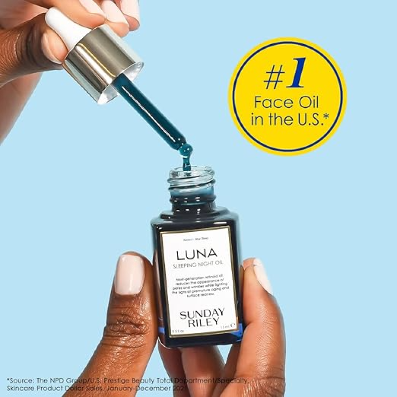 SUNDAY RILEY LUNA RETINOL SLEEPING ANTI AGING NIGHT FACE OIL