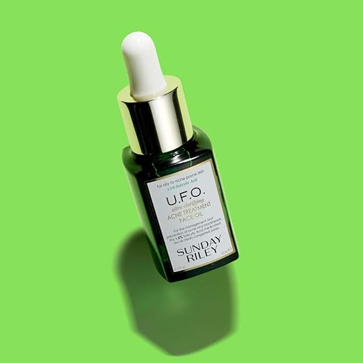 SUNDAY RILEY U.F.O. ULTRA-CLARIFYING SALICYLIC ACID AND TEA TREE ACNE TREATMENT FACE OIL