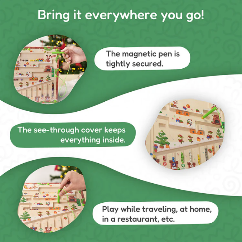 MONTESSORI CHRISTMAS MAZE