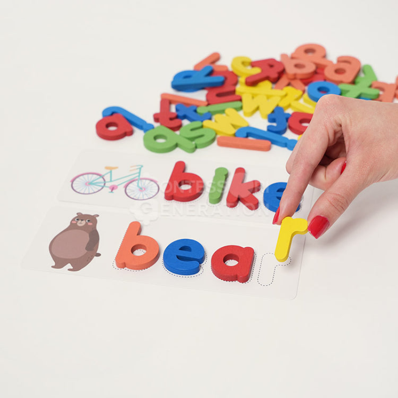 MONTESSORI WOODEN SPELLING GAME