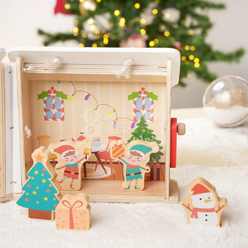 MONTESSORI XMAS DOLLHOUSE