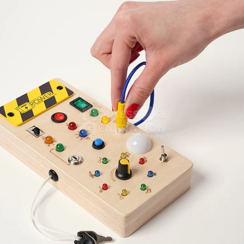 MONTESSORI WOODEN SWITCH BOARD