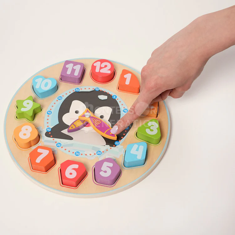 MONTESSORI PENGUIN'S CLOCK