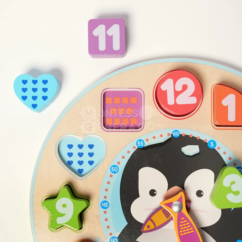 MONTESSORI PENGUIN'S CLOCK