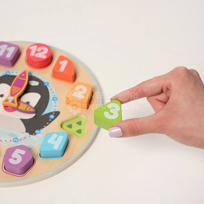 MONTESSORI PENGUIN'S CLOCK