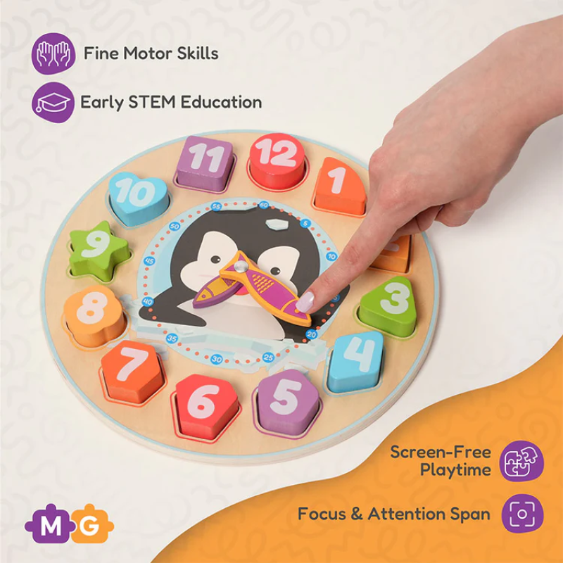 MONTESSORI PENGUIN'S CLOCK