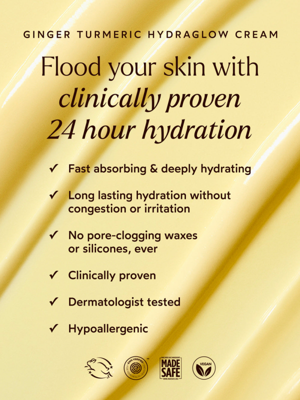 TRUE BOTANICALS GINGER TURMERIC HYDRAGLOW CREAM