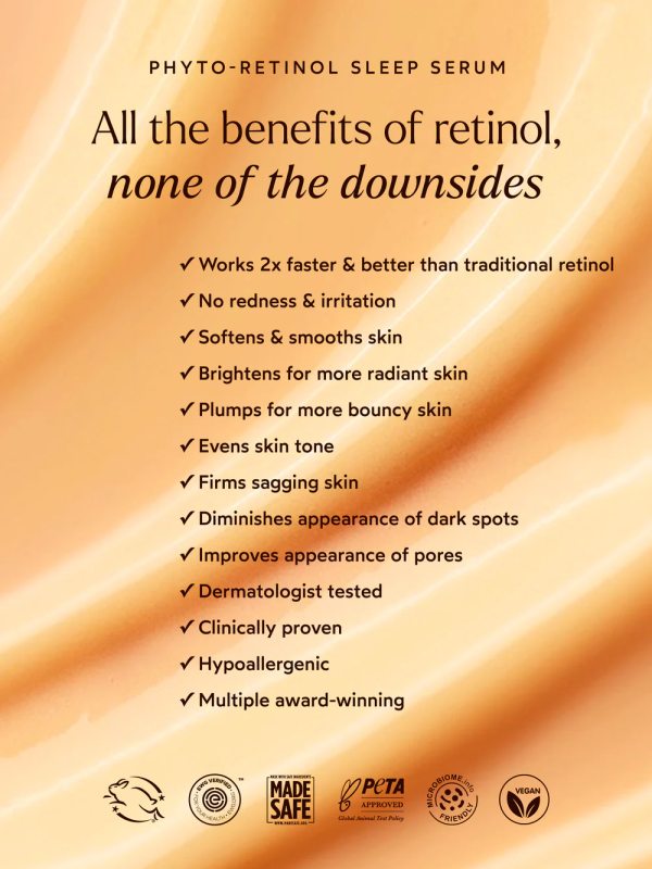 TRUE BOTANICALS PHYTO-RETINOL SLEEP SERUM