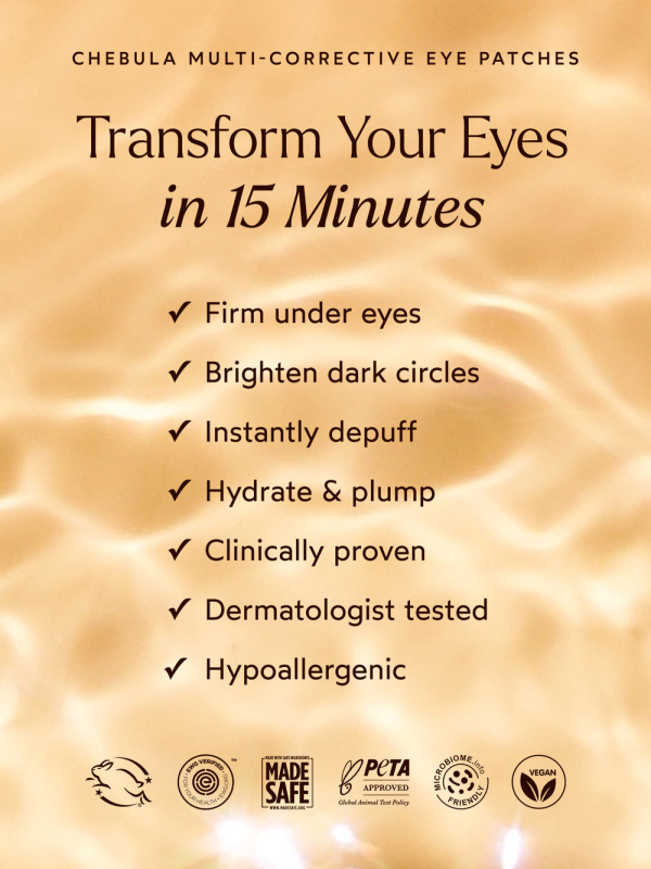 TRUE BOTANICALS CHEBULA MULTI-CORRECTIVE EYE PATCHES