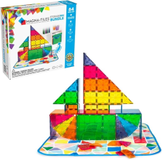 MAGNA-TILES STORAGE BIN BUNDLE 84-PIECE MAGNETIC CONSTRUCTION SET, THE ORIGINAL MAGNETIC BUILDING BRAND