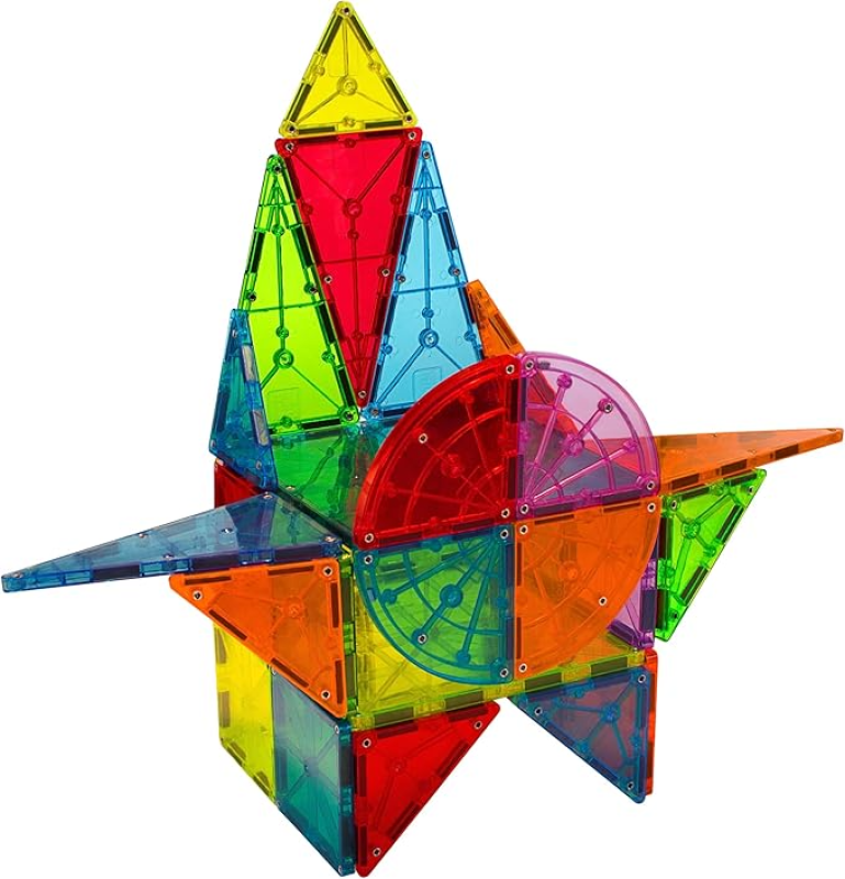 MAGNA-TILES METROPOLIS 110-PIECE MAGNETIC CONSTRUCTION SET, THE ORIGINAL MAGNETIC BUILDING BRAND
