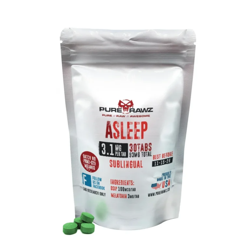 PURERAWZ ASLEEP (DSIP + MELATONIN)