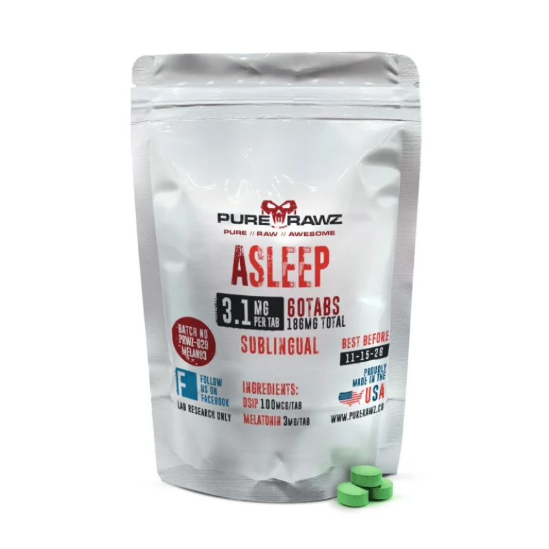 PURERAWZ ASLEEP (DSIP + MELATONIN)