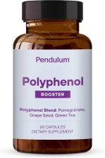 PENDULUM POLYPHENOL BOOSTER, ANTIOXIDANT FROM SUPERFOODS, BENEFICIAL PLANT COMPOUNDS FOR GOOD HEALTH, HELPS BOOST AKKERMANSIA MUCINIPHILA FOR MEN & WOMEN (60 CAPSULES, 1-PACK)