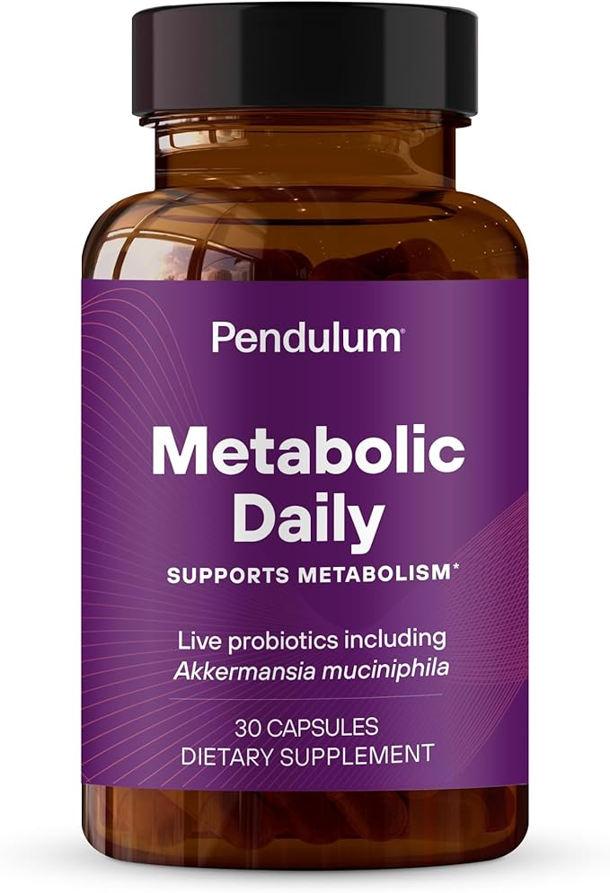 PENDULUM METABOLIC DAILY & POLYPHENOL BOOSTER BUNDLE - PROPRIETARY AKKERMANSIA PROBIOTIC SUPPLEMENT BLEND FOR IMPROVING METABOLISM & CARDIO HEALTH