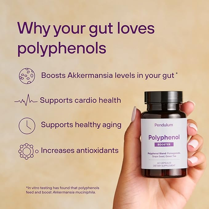 PENDULUM METABOLIC DAILY & POLYPHENOL BOOSTER BUNDLE - PROPRIETARY AKKERMANSIA PROBIOTIC SUPPLEMENT BLEND FOR IMPROVING METABOLISM & CARDIO HEALTH