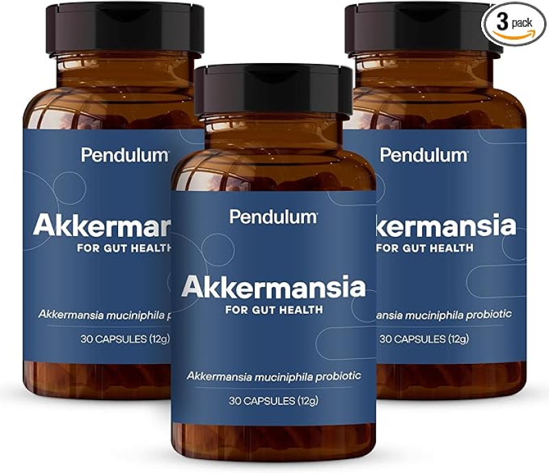 BEHEMOTH LABZ AKKERMANSIA PROBIOTIC WITH PREBIOTIC FIBER - INCREASES GLP-1 PRODUCTION, DELAYED RELEASE, THIRD-PARTY TESTED, 100M AFU LIVE STRAIN FOR GUT HEALTH FOR MEN & WOMEN (30 CAPSULES, 3-PACK)