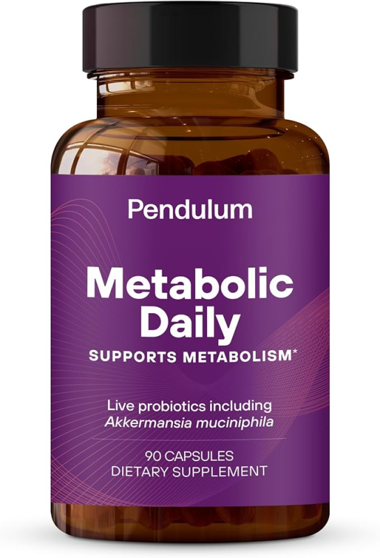BEHEMOTH LABZ PENDULUM METABOLIC DAILY - MULTI-STRAIN PROBIOTIC WITH AKKERMANSIA MUCINIPHILA TO SUPPORT METABOLISM AND SUSTAIN ENERGY LEVELS - FOR WOMEN AND MEN - 90 CAPSULES (1 PACK)