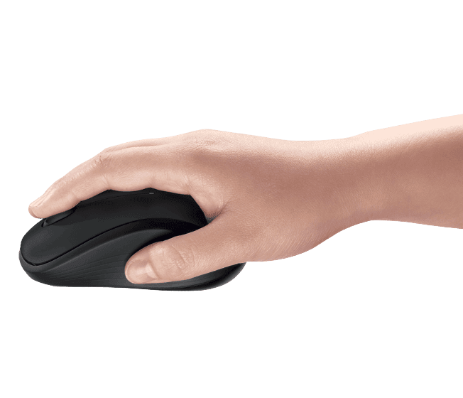 LOGITECH GRAY WIRELESS FULL SIZE MOUSE