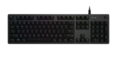 LOGITECH G512 CARBON RGB GAMING KEYBOARD WITH GX BROWN SWITCHES - TACTILE & USB PASSTHROUGH