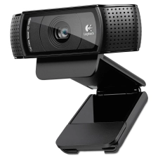 LOGITECH C920 HD PRO WEBCAM 1080P BLACK FOR CRYSTAL-CLEAR VIDEO CALLS