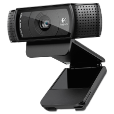 LOGITECH C920 HD PRO WEBCAM 1080P BLACK FOR CRYSTAL-CLEAR VIDEO CALLS