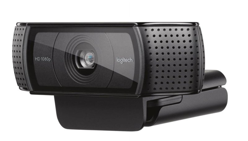 LOGITECH C920 HD PRO WEBCAM 1080P BLACK FOR CRYSTAL-CLEAR VIDEO CALLS