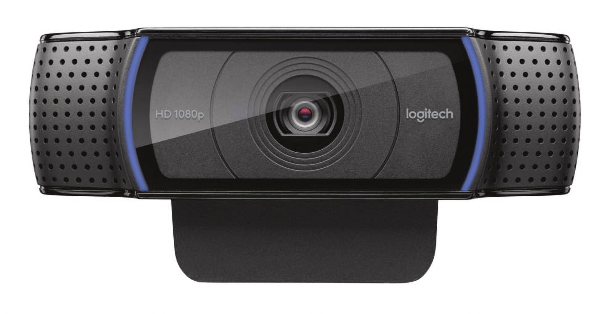 LOGITECH C920 HD PRO WEBCAM 1080P BLACK FOR CRYSTAL-CLEAR VIDEO CALLS