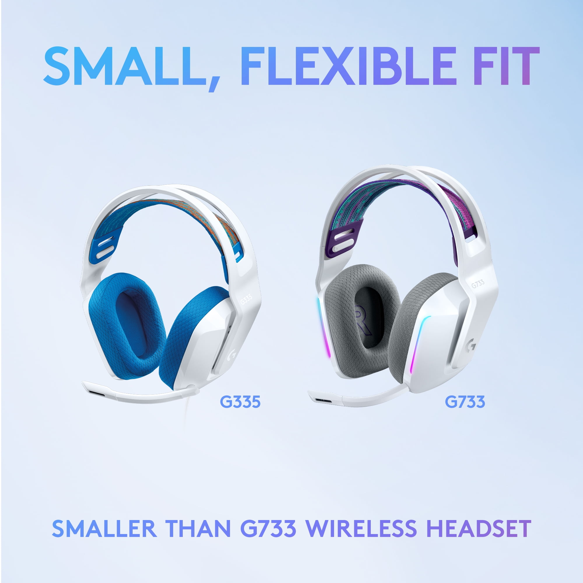 LOGITECH G335 WHITE PC GAMING OVER EAR HEADSET