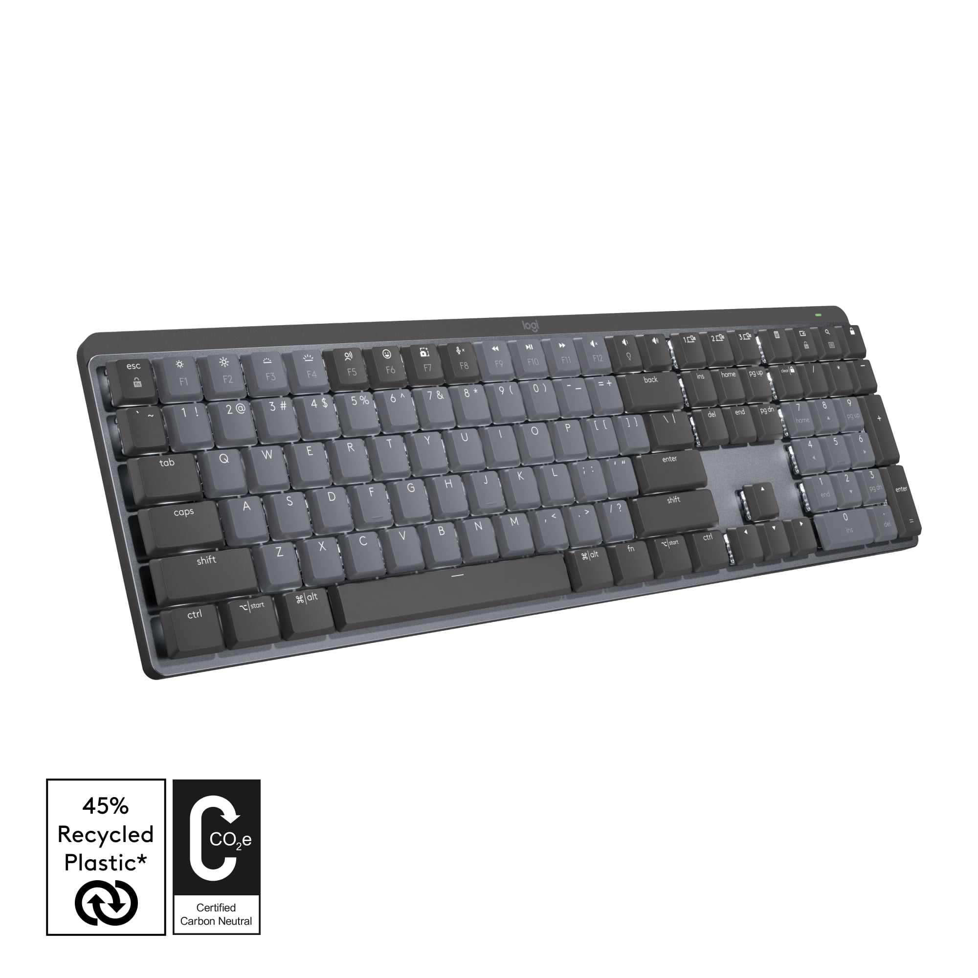 LOGITECH MX WIRELESS MECHANICAL KEYBOARD FOR ULTIMATE TYPING EXPERIENCE