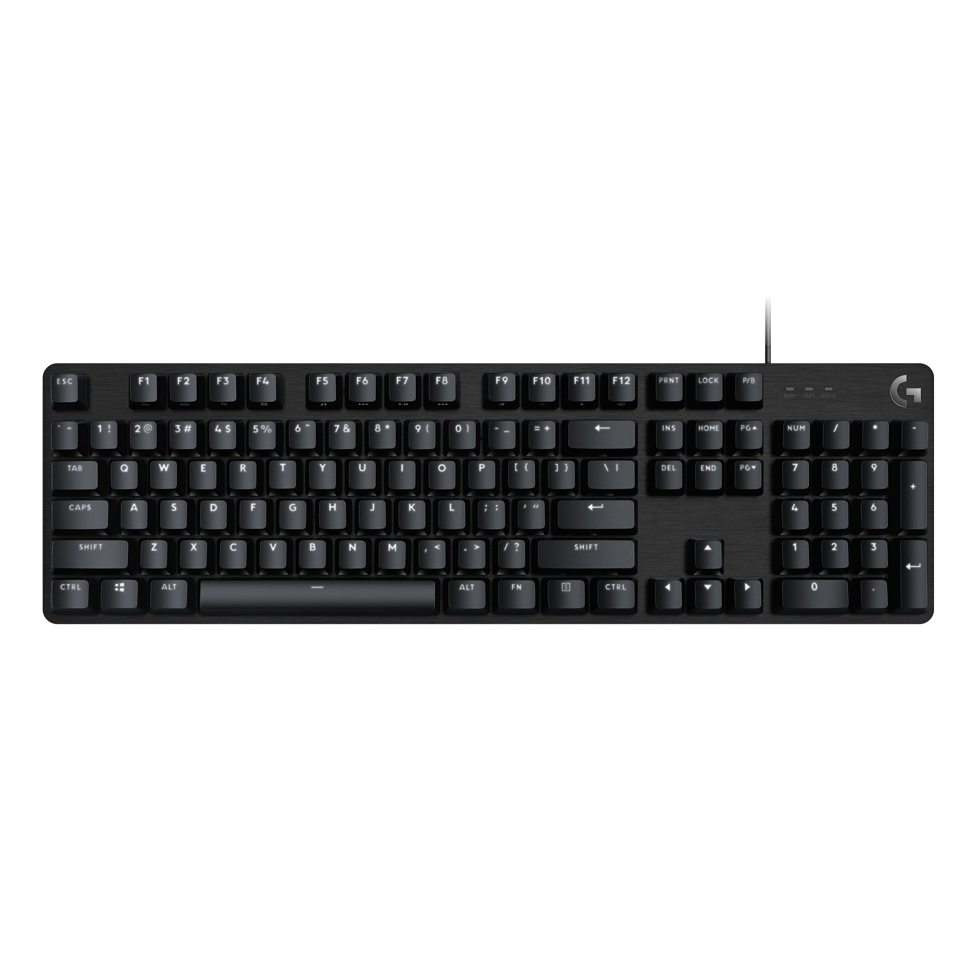 LOGITECH G413 SE GAMING KEYBOARD WITH PBT KEYCAPS AND MECHANICAL SWITCHES - WHITE BACKLIT LED - 6-KEY ROLLOVER ANTI-GHOSTING