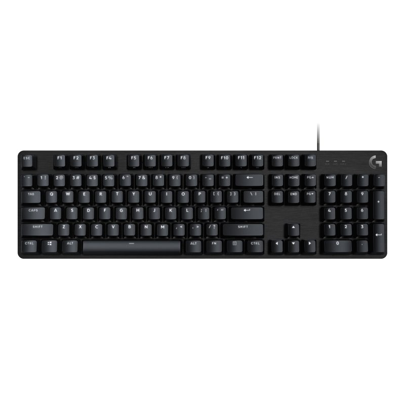 LOGITECH G413 SE GAMING KEYBOARD WITH PBT KEYCAPS AND MECHANICAL SWITCHES - WHITE BACKLIT LED - 6-KEY ROLLOVER ANTI-GHOSTING