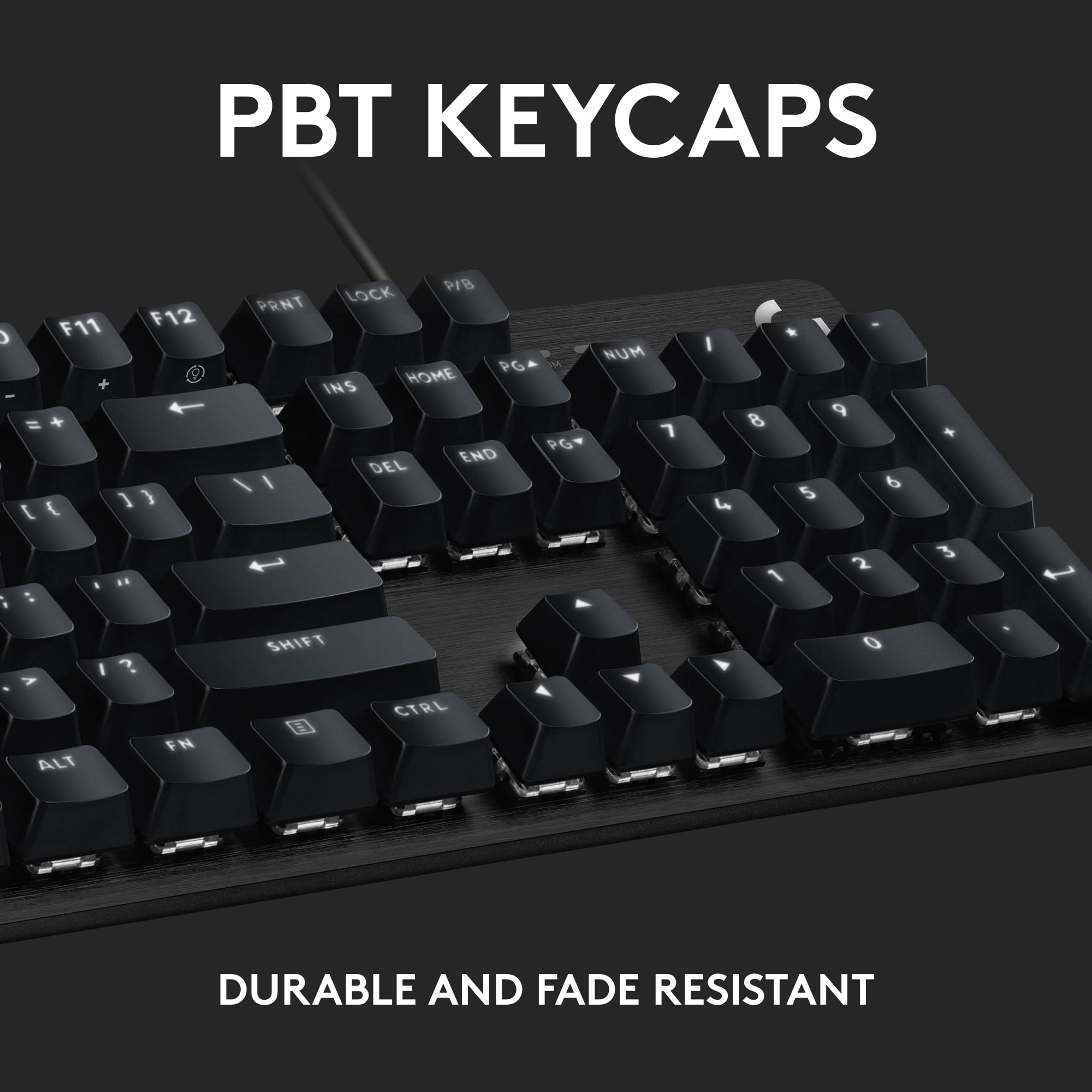 LOGITECH G413 SE GAMING KEYBOARD WITH PBT KEYCAPS AND MECHANICAL SWITCHES - WHITE BACKLIT LED - 6-KEY ROLLOVER ANTI-GHOSTING