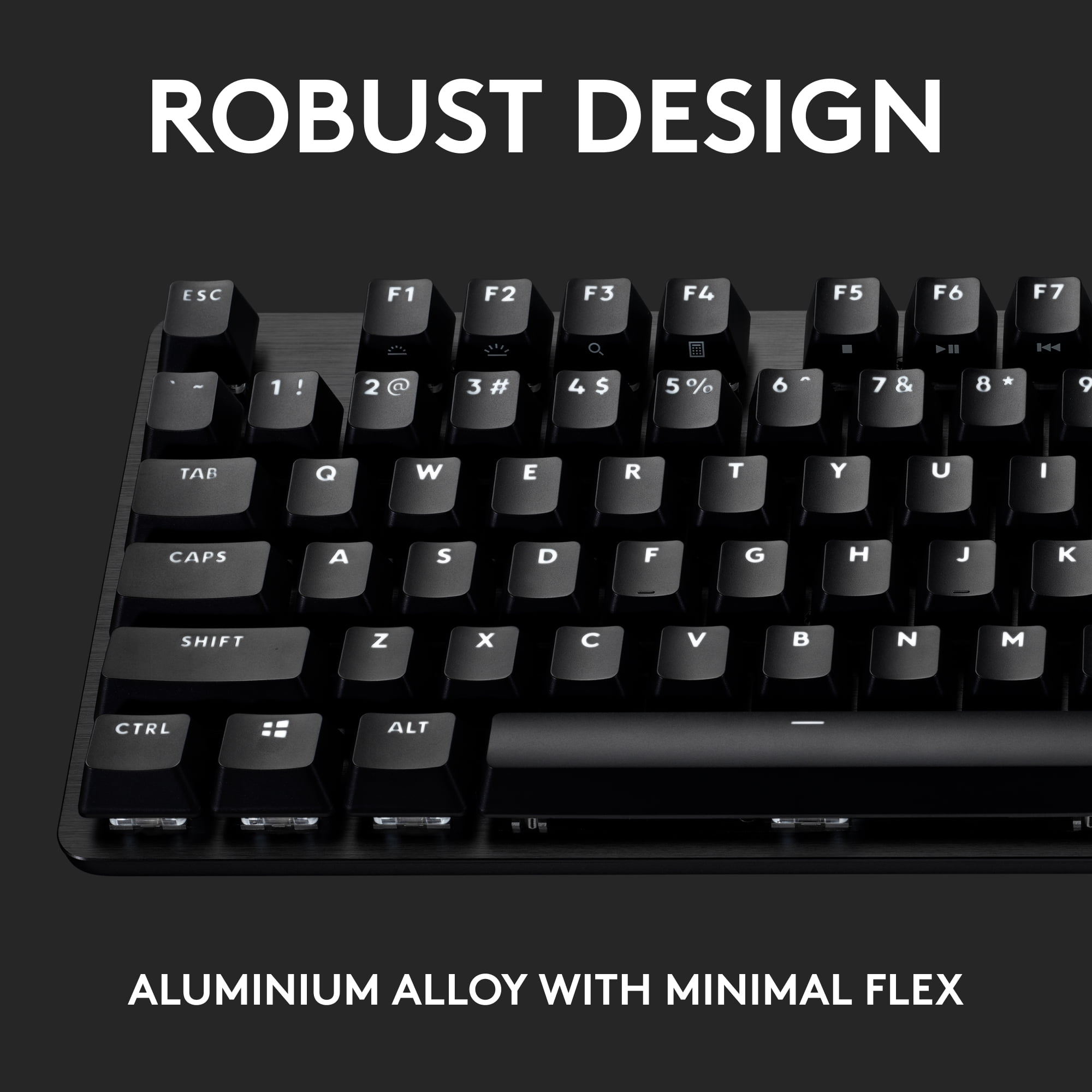 LOGITECH G413 SE GAMING KEYBOARD WITH PBT KEYCAPS AND MECHANICAL SWITCHES - WHITE BACKLIT LED - 6-KEY ROLLOVER ANTI-GHOSTING