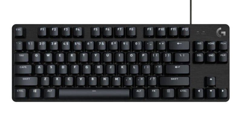 LOGITECH G413 SE GAMING KEYBOARD WITH PBT KEYCAPS AND MECHANICAL SWITCHES - WHITE BACKLIT LED - 6-KEY ROLLOVER ANTI-GHOSTING