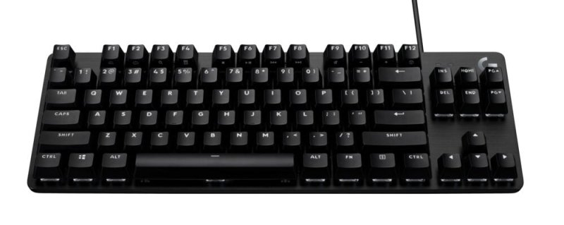 LOGITECH G413 SE GAMING KEYBOARD WITH PBT KEYCAPS AND MECHANICAL SWITCHES - WHITE BACKLIT LED - 6-KEY ROLLOVER ANTI-GHOSTING