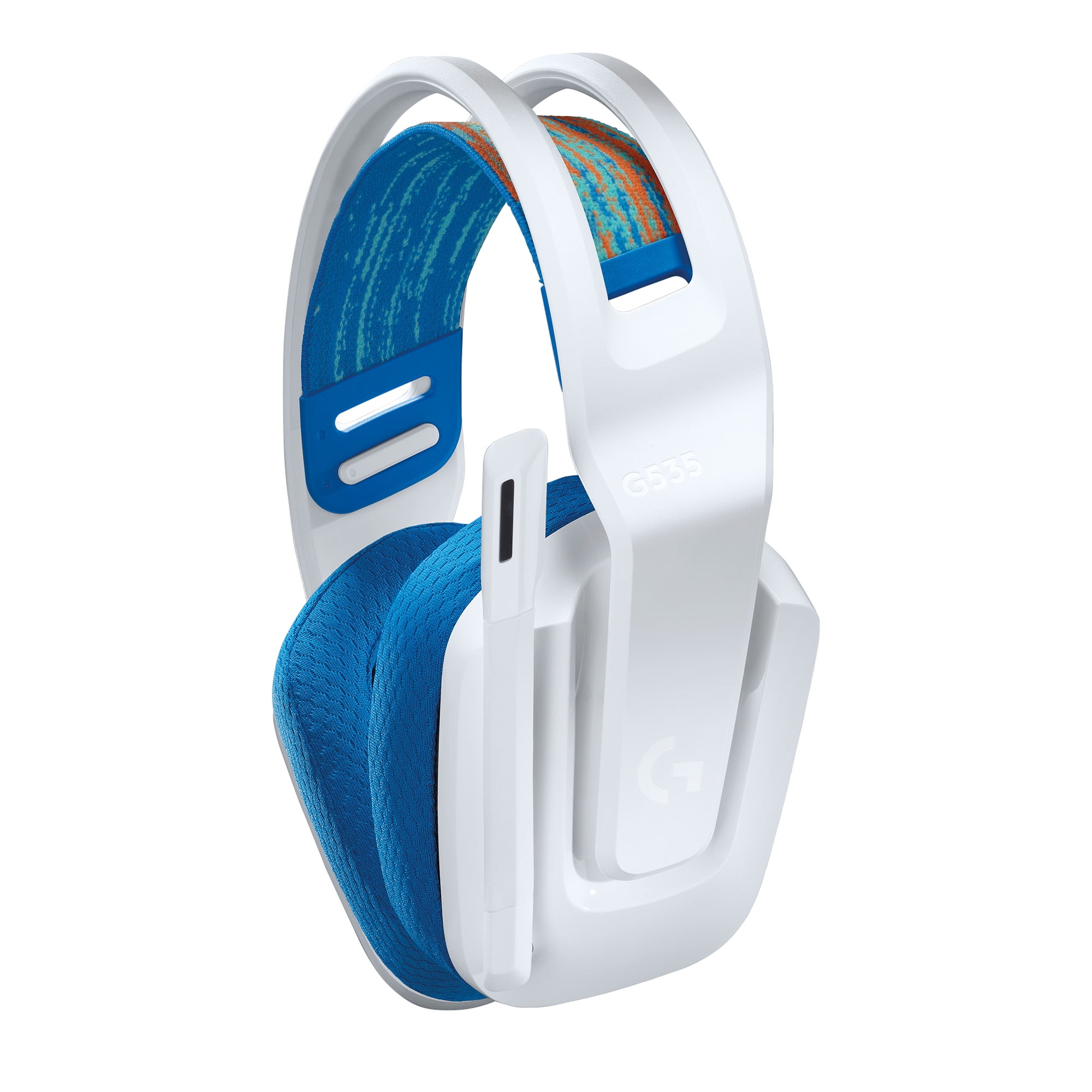 LOGITECH G535 LIGHTSPEED WIRELESS GAMING HEADSET PLUG AND PLAY USB CONNECTION WHITE