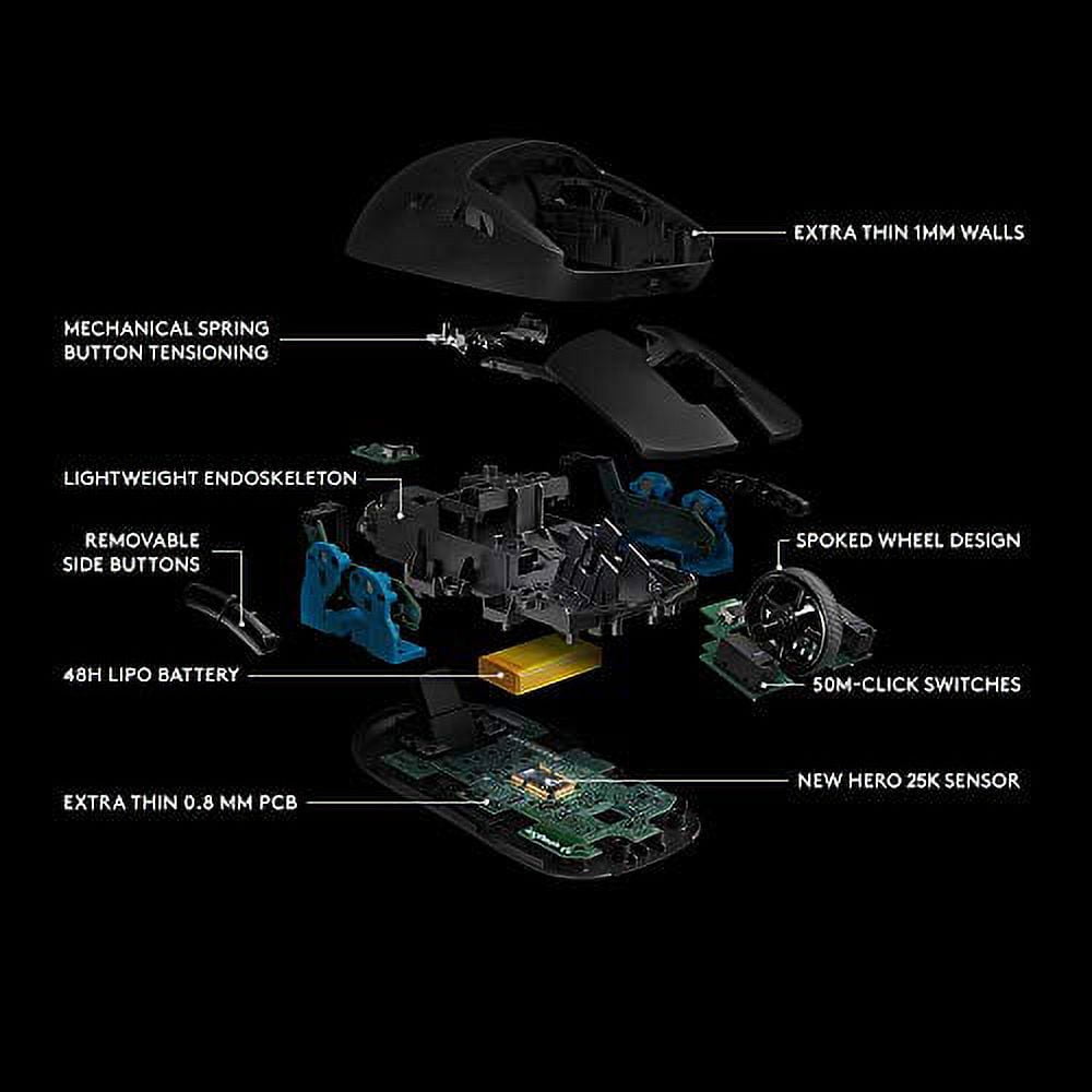 LOGITECH G PRO WIRELESS GAMING MOUSE ESPORTS GRADE PERFORMANCE