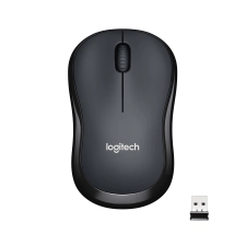 LOGITECH SILENT WIRELESS MOUSE 2.4 GHZ USB RECEIVER 1000 DPI OPTICAL TRACKING BLACK