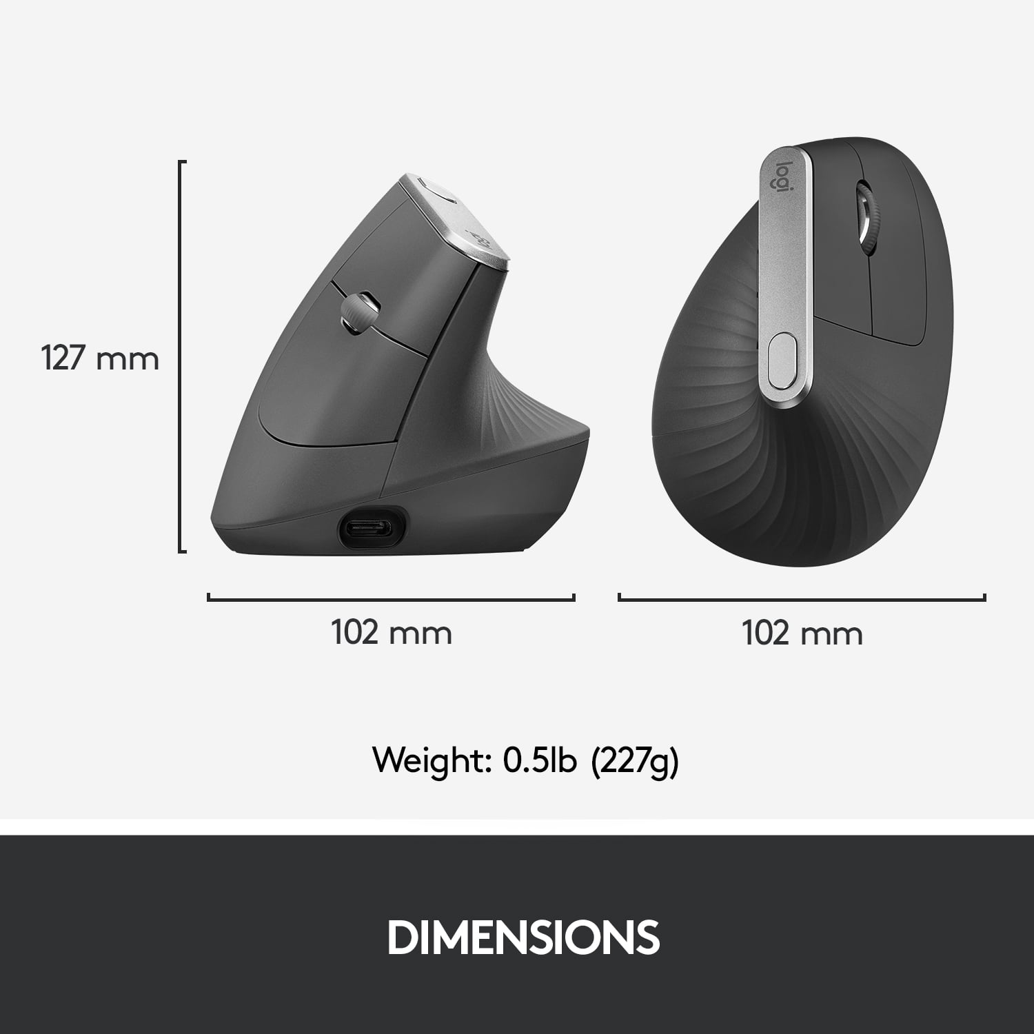 LOGITECH MX VERTICAL ERGONOMIC WIRELESS MOUSE
