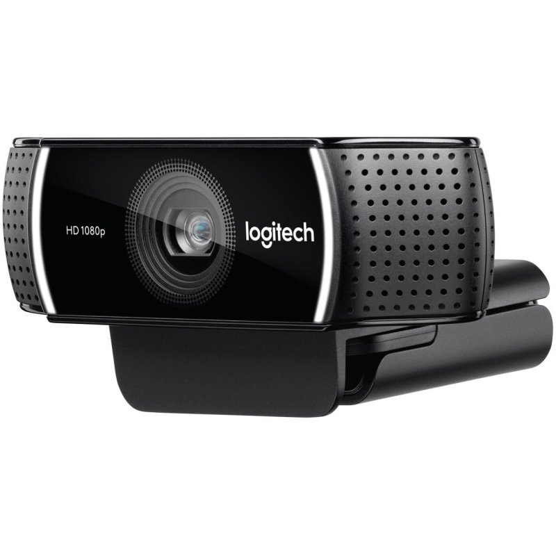 LOGITECH C922 PRO STREAM WEBCAM BLACK FOR HIGH-QUALITY VIDEO RECORDING
